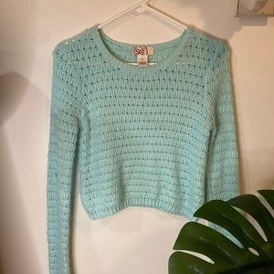 Teal sweater!